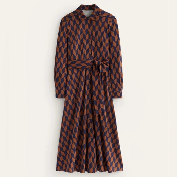 Boden Marcia Jersey Shirt Dress - Picture 6 of 7